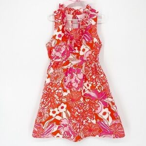 Lilly Pulitzer Floral Dress Size 8 Sleeveless